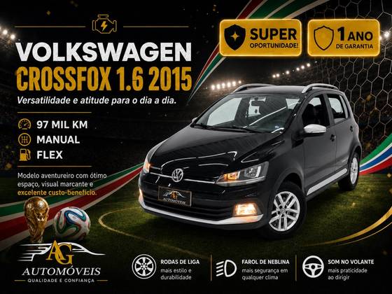 VOLKSWAGEN CROSSFOX 1.6 MSI FLEX 16V 4P MANUAL VOLKSWAGEN CROSSFOX 1.6 MSI FLEX 16V 4P MANUAL